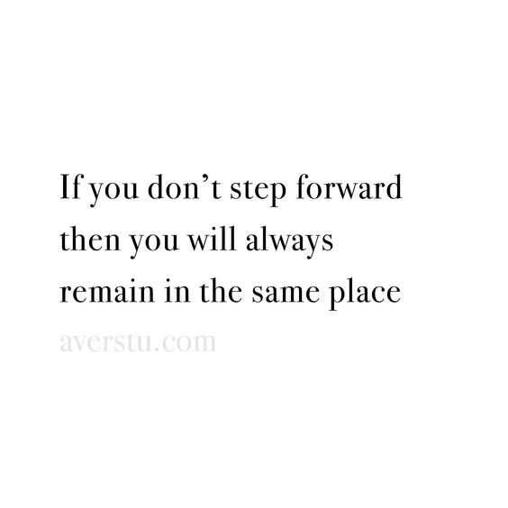 Quote If Step Forward