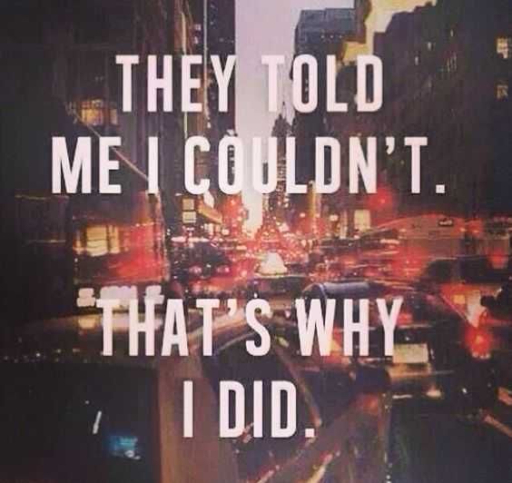 Quote They Told No