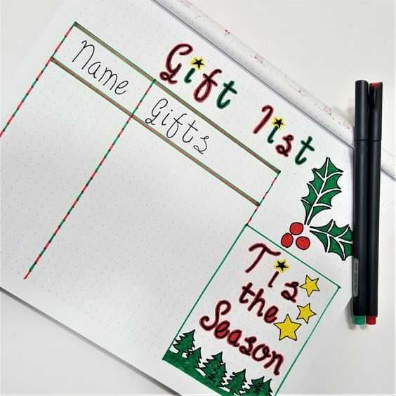 Diy Gift List