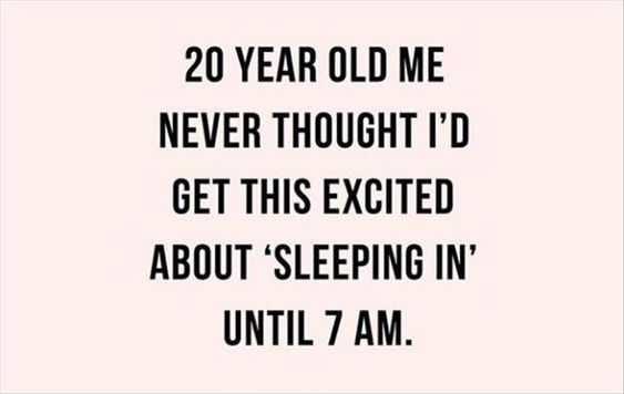 Funny Sleeping In 7Am