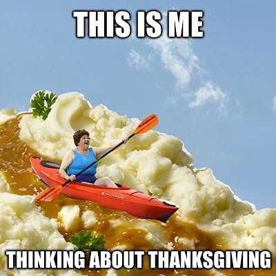Funny Thinking Thanksgiving