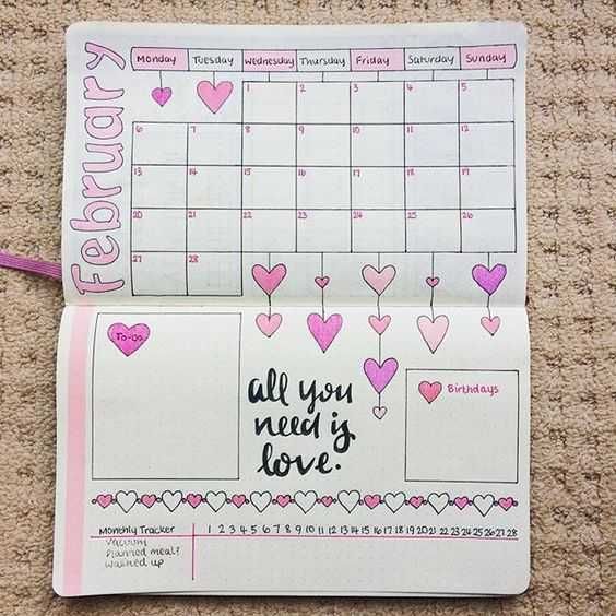 Diy Feb Page Week
