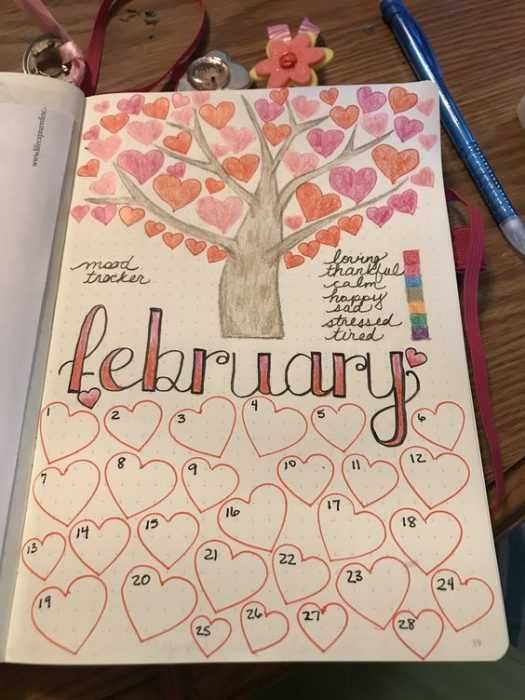 Diy Feb Tracker