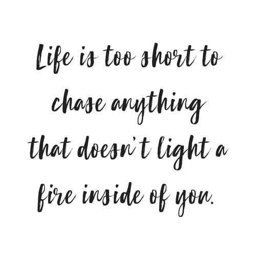 Quote Dont Chase