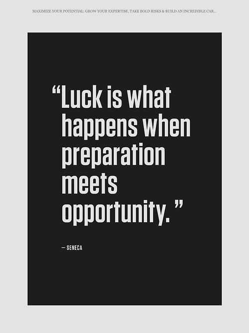 Quote Luck Meets