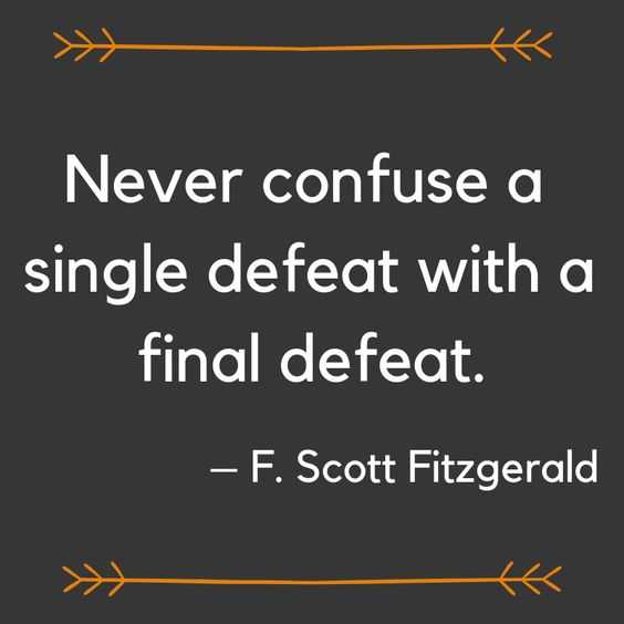 Quote Single Defeat