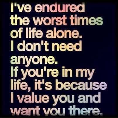 Quote Dont Need Anyone