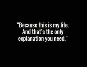 Qute Because Yur Life