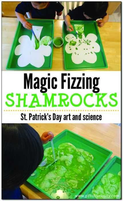 Diy Fizzing Shamrocks