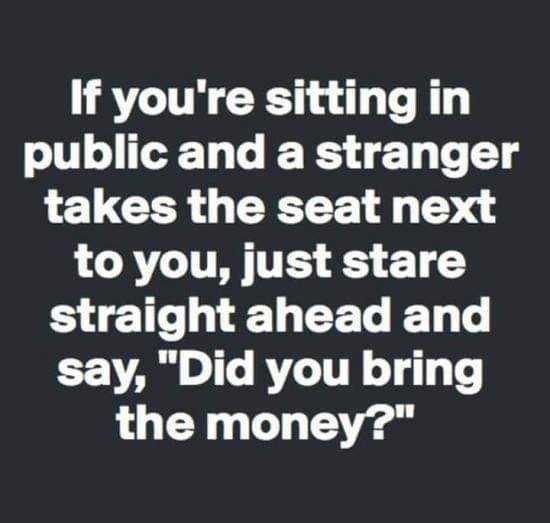 Funny Staring Money