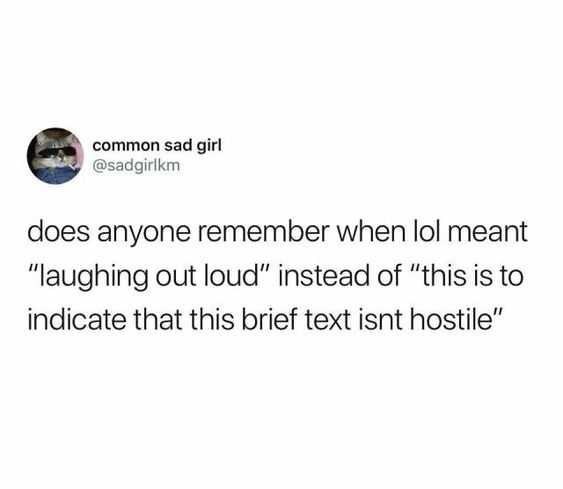 Funny Text Isnt Hostile