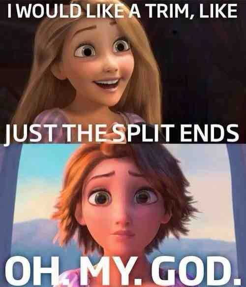 Funny Trim Split Ends