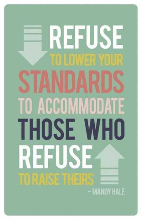 Qute Refuse Lwer Standards