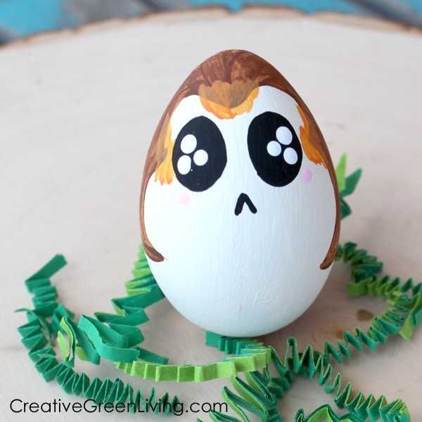 Diy Easter Egg Porg
