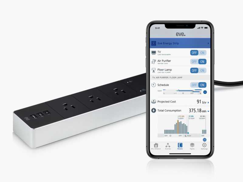 Eve Energy Strip App