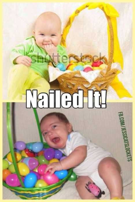 Funny Easter Basket Fail Yellow