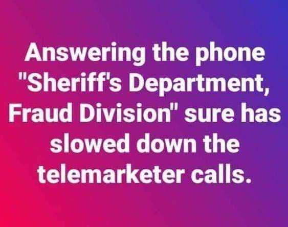 Funny Sheriff Department