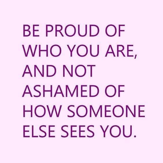 Quote Be Proud