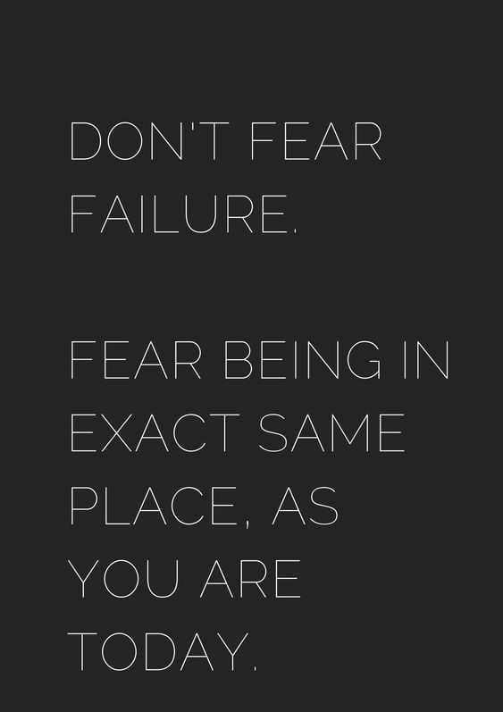 Quote Dont Fear Failure