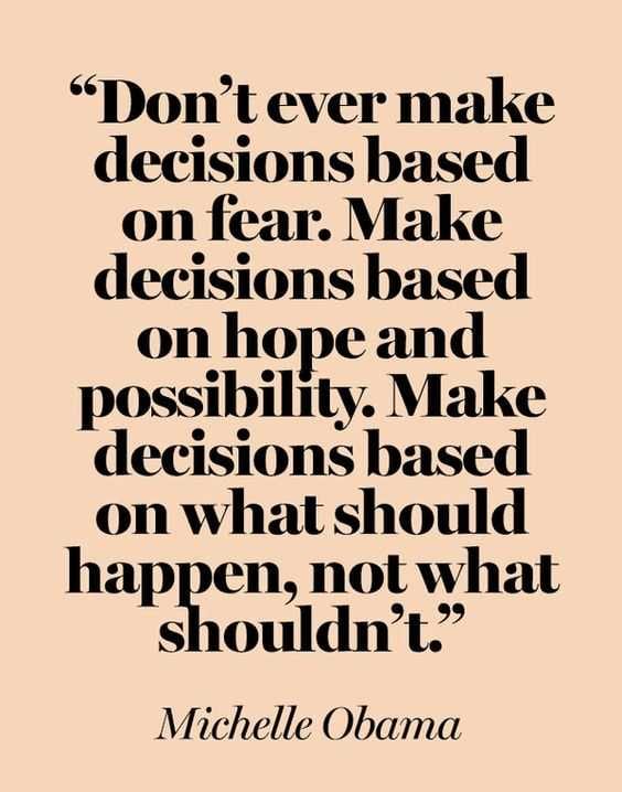 Quote Dont Make Decisions