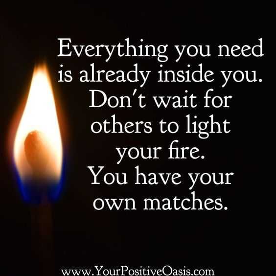 Quote Light Your Own Matches