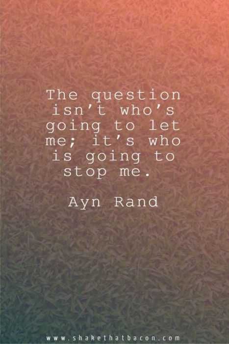 Quote Who Stop Me