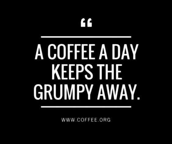 Funny Coffee A Day Grumpy