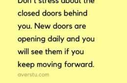 Inspiration Closed Doors