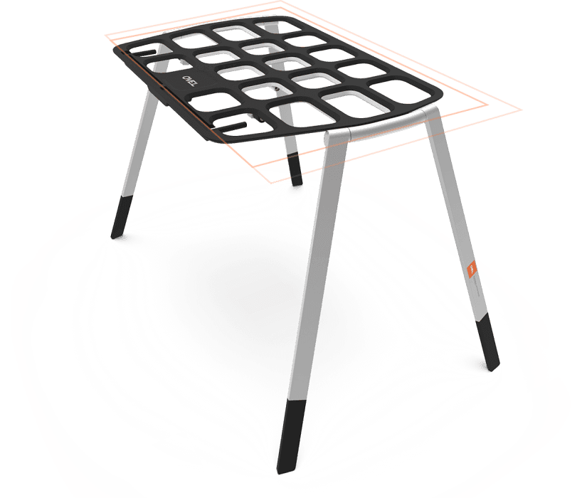 Ovel Laptop Stand Upright