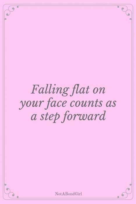 Quote Falling Flat