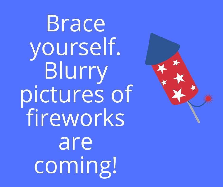 Blurry Fireworks