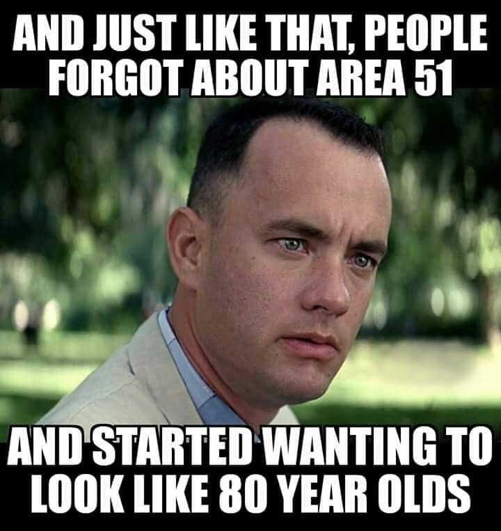Area 51 Forrest Gump