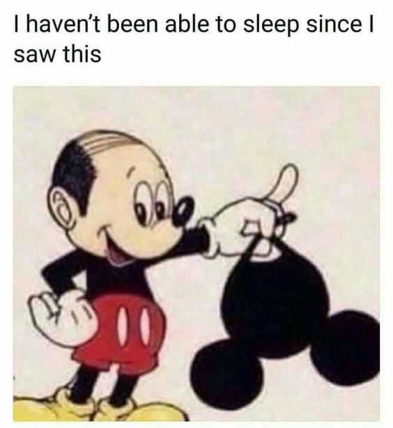 Funny Mickey Head
