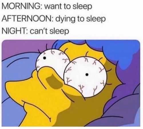 Meme Dying To Sleep