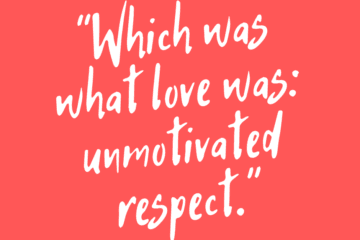 Quote Love Was