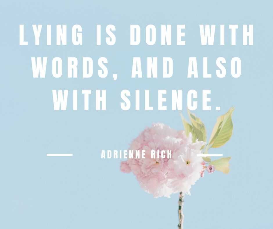 Quote Lying Is Done