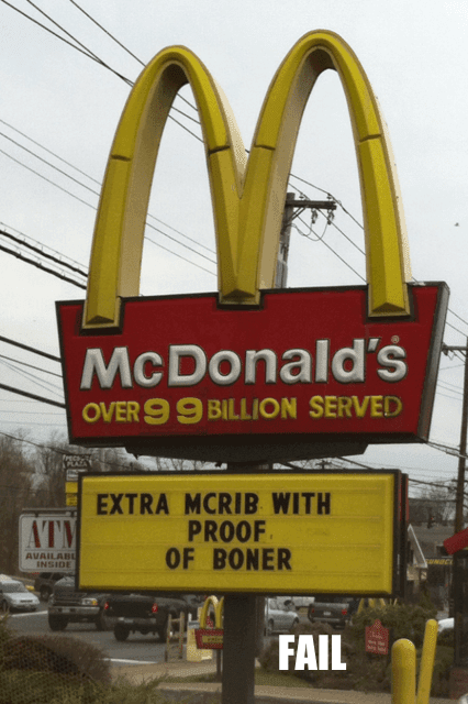 Funny Mcdonalds Proof