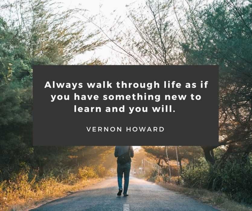 Quote Always Walk