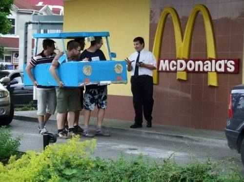 Funny Car Drive Thru