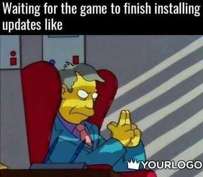 Funny Waiting Install