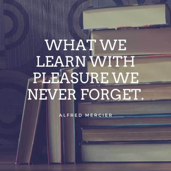 Quote Learn With Pleasure