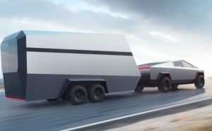 Tesla Cybertruck Has An Impressive 14000Lb Cargo Hauling Capacity Tesla Cybertruck Hauling Trailer
