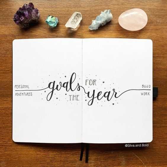 Bujo Silva Bold Intention Page