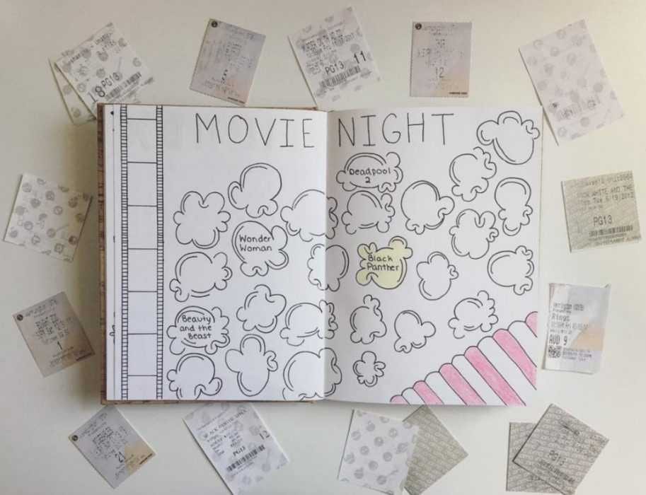 Movie Night Journaling Thejourney