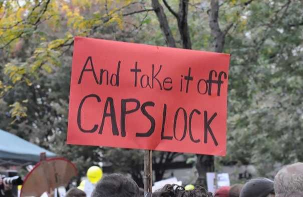 Sign-Caps-Lock Sign Caps Lock
