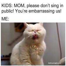 Funny-Me-Singing-Public Funny Cat Pictures Cat Imitating Mom Singing