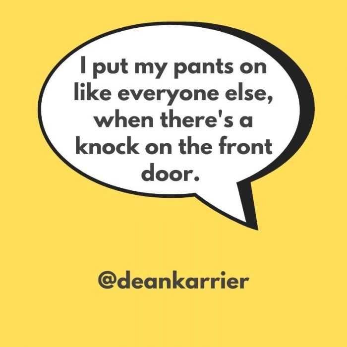 Quote-Pants-On Quote Pants On