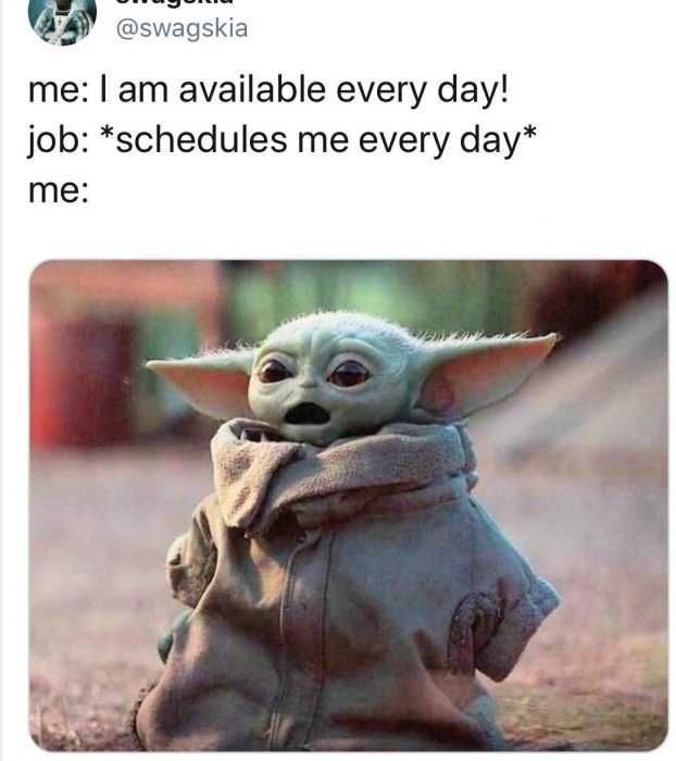 Yoda-Schedules-Every-Day Yoda Schedules Every Day