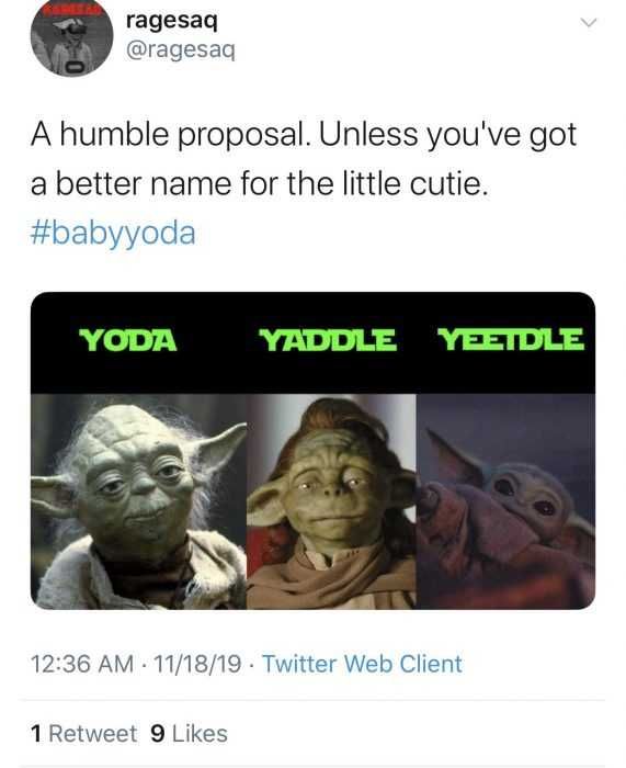 Yoda-Yaddle Yoda Yaddle