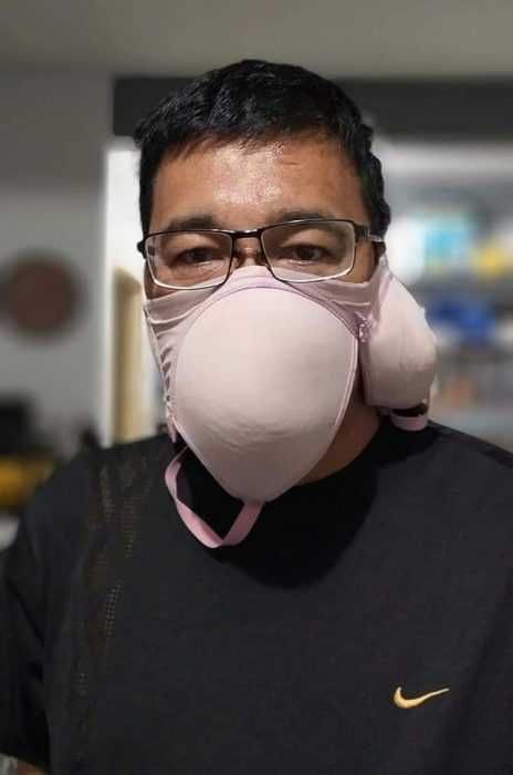 Corona-Virus-Creative-Mask-9 Creative Diy Face Masks Bracing Himself